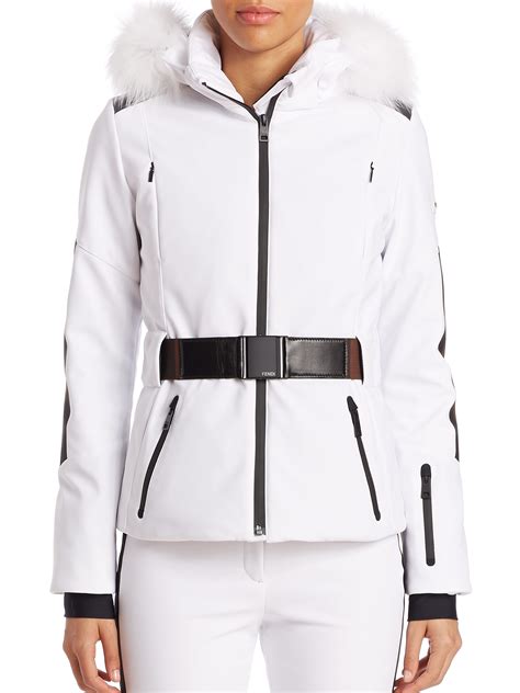 fendi fur ski jacket|fendi fur coat woman.